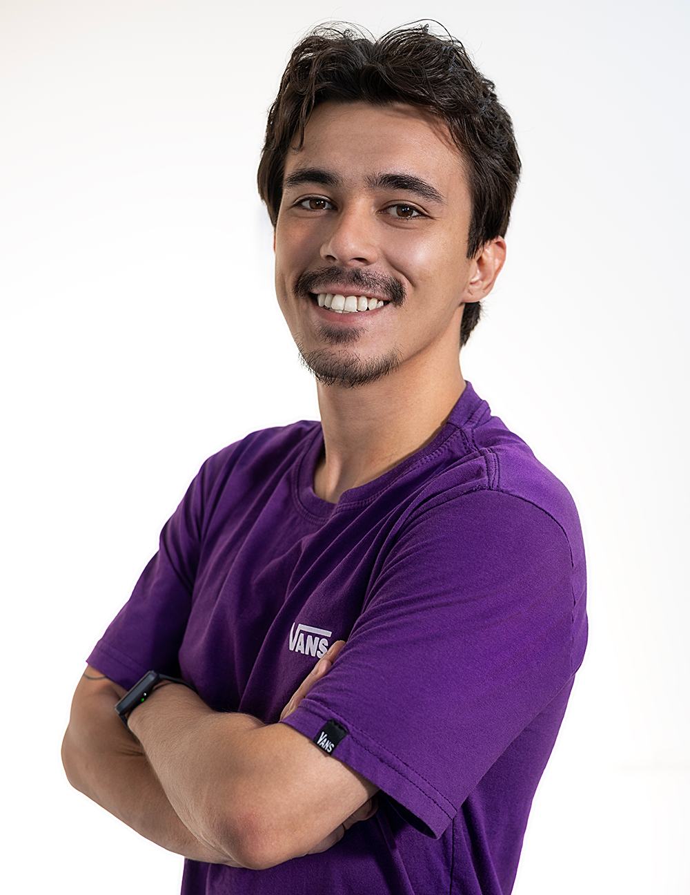 Retrato de Willian Bondioli, designer gráfico e web, fundador da VisualFX